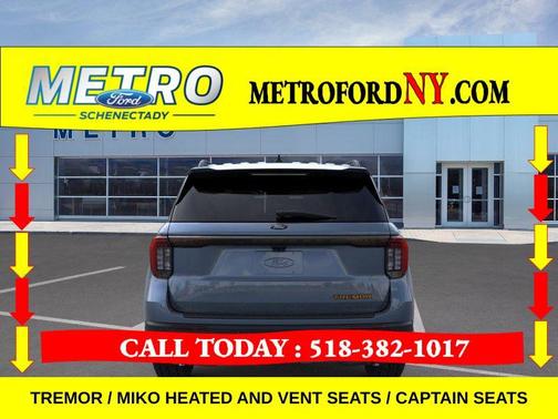 Vapor Blue Metallic 2026 Ford Explorer Tremor