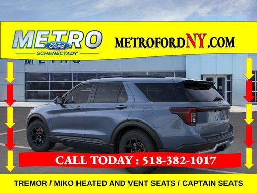 Vapor Blue Metallic 2026 Ford Explorer Tremor