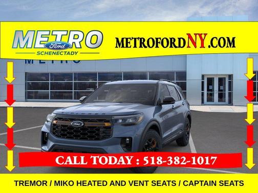 Vapor Blue Metallic 2026 Ford Explorer Tremor