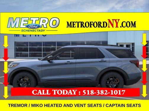 Vapor Blue Metallic 2026 Ford Explorer Tremor