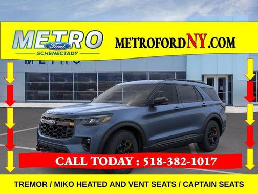 Vapor Blue Metallic 2026 Ford Explorer Tremor