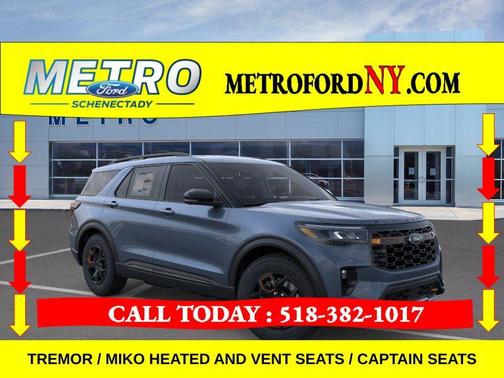 Vapor Blue Metallic 2026 Ford Explorer Tremor