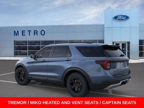Vapor Blue Metallic 2026 Ford Explorer Tremor