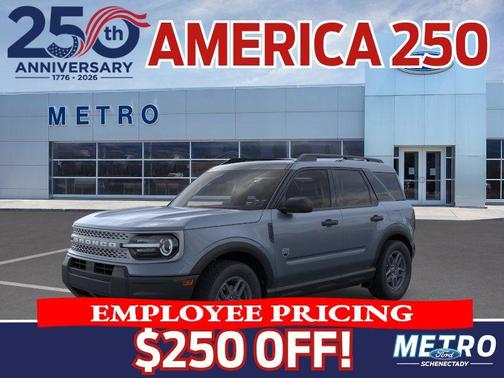 Azure Gray Metallic Tri-Coat 2025 Ford Bronco Sport Big Bend