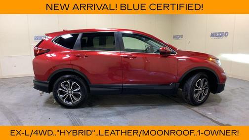 Red 2021 Honda CR-V Hybrid EX-L