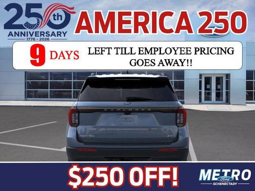 Vapor Blue Metallic 2026 Ford Explorer Active
