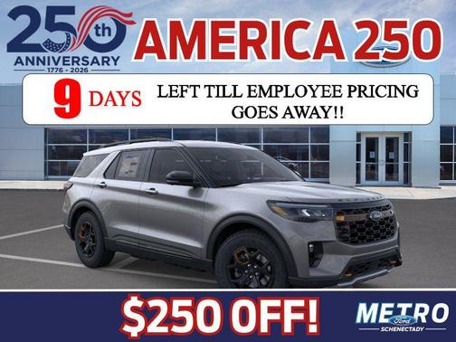 Carbonized Gray 2026 Ford Explorer Tremor