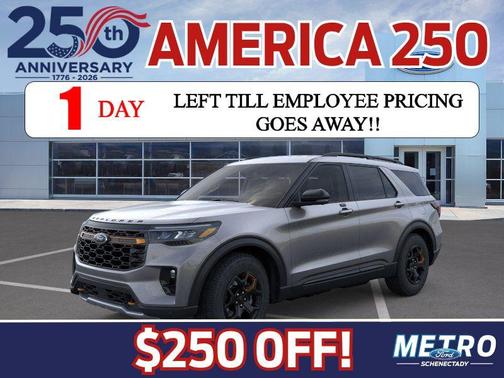 Carbonized Gray 2026 Ford Explorer Tremor