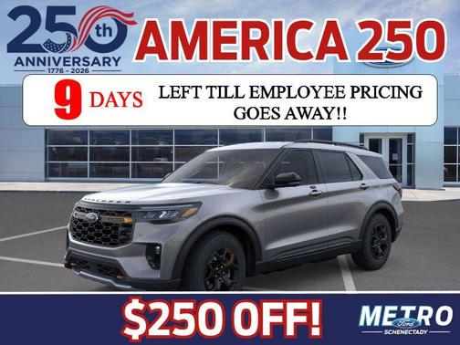 Carbonized Gray 2026 Ford Explorer Tremor