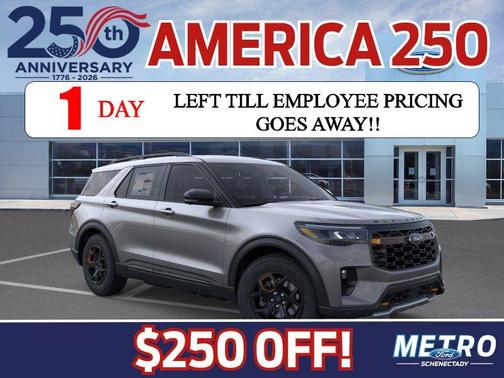 Carbonized Gray 2026 Ford Explorer Tremor