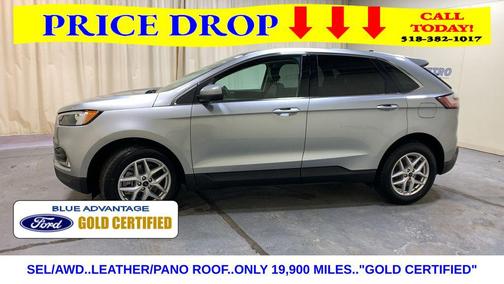 Silver Metallic 2023 Ford Edge SEL