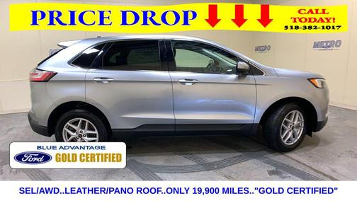 Silver Metallic 2023 Ford Edge SEL