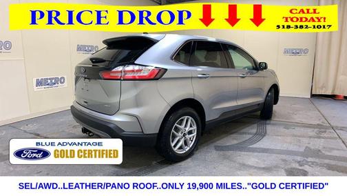 Silver Metallic 2023 Ford Edge SEL