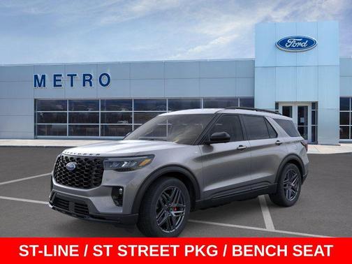 Carbonized Gray Metallic 2026 Ford Explorer ST-Line