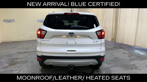 White Platinum Clearcoat Metallic 2019 Ford Escape Titanium