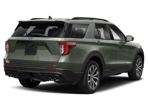 Forged Green Metallic 2022 Ford Explorer ST
