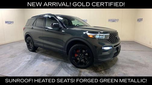 Green Metallic 2022 Ford Explorer ST