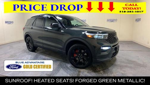 Green Metallic 2022 Ford Explorer ST