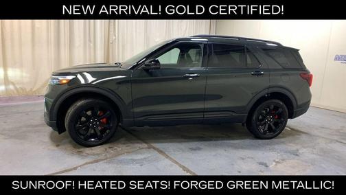 Green Metallic 2022 Ford Explorer ST