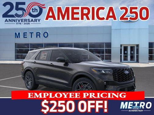 Agate Black Metallic 2026 Ford Explorer ST