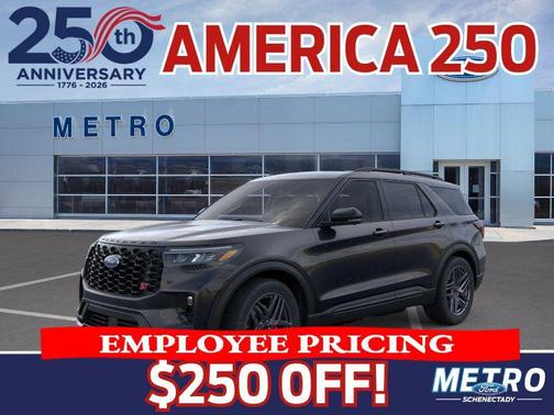 Agate Black Metallic 2026 Ford Explorer ST