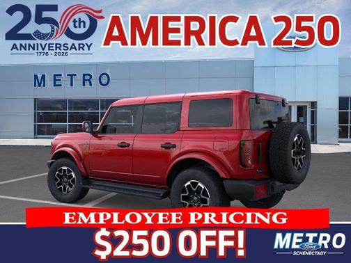 Ruby Red Metallic Tinted Clearcoat 2026 Ford Bronco Outer Banks
