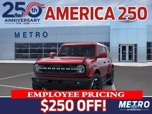 Ruby Red Metallic Tinted Clearcoat 2026 Ford Bronco Outer Banks