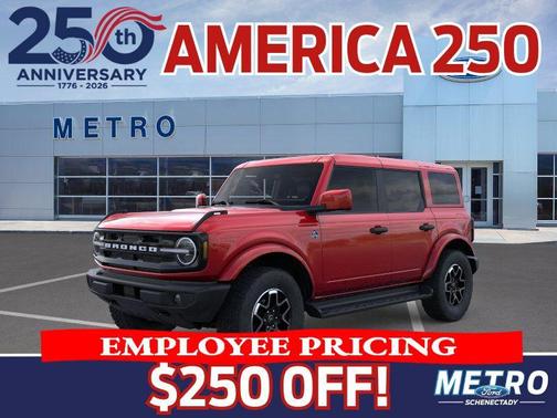 Ruby Red Metallic Tinted Clearcoat 2026 Ford Bronco Outer Banks