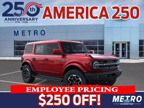 Ruby Red Metallic Tinted Clearcoat 2026 Ford Bronco Outer Banks