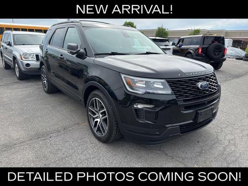 Shadow Black 2018 Ford Explorer Sport
