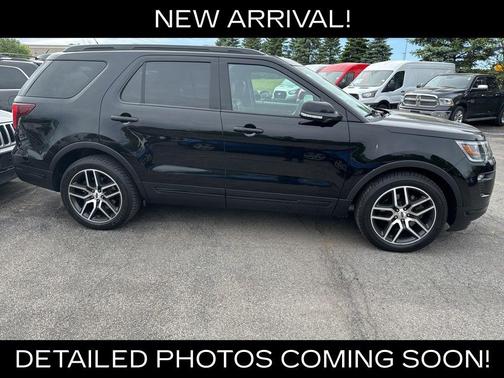 Shadow Black 2018 Ford Explorer Sport