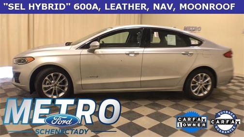Ingot Silver 2019 Ford Fusion Hybrid SEL