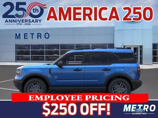 Velocity Blue Metallic 2026 Ford Bronco Sport Big Bend