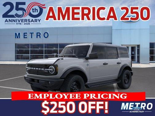 Avalanche Gray 2026 Ford Bronco Outer Banks