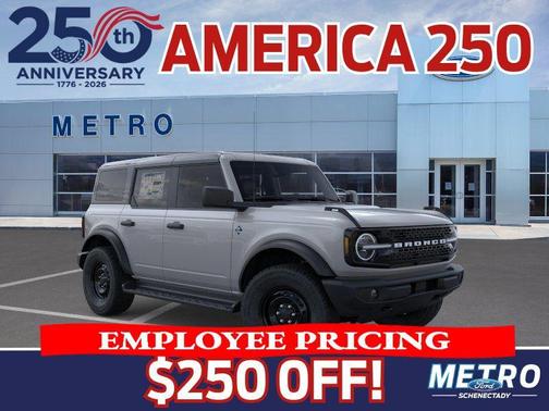 Avalanche Gray 2026 Ford Bronco Outer Banks