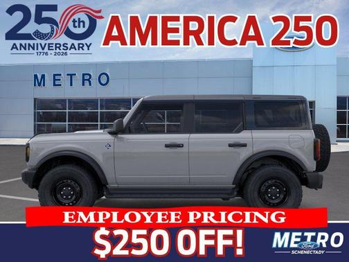 Avalanche Gray 2026 Ford Bronco Outer Banks