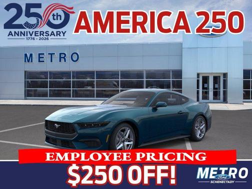 Adriatic Blue Metallic 2026 Ford Mustang EcoBoost Premium