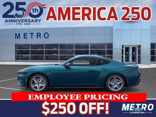 Adriatic Blue Metallic 2026 Ford Mustang EcoBoost Premium
