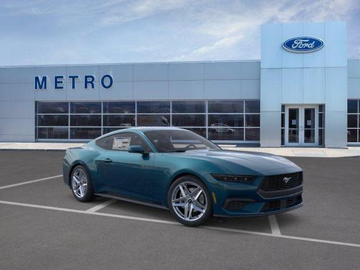 Adriatic Blue Metallic 2026 Ford Mustang EcoBoost Premium Coupe