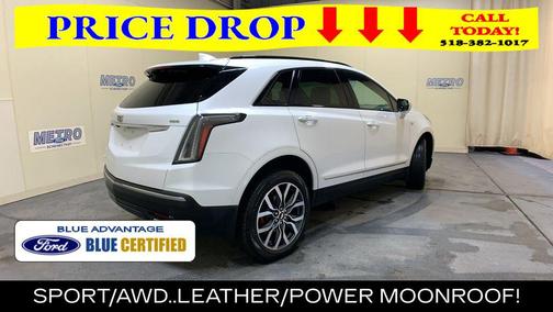 Crystal White 2022 Cadillac XT5 Sport