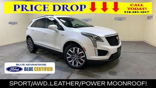 Crystal White 2022 Cadillac XT5 Sport