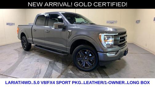Gray 2021 Ford F-150 Lariat