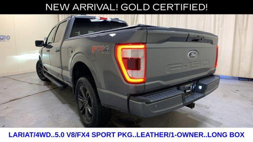 Gray 2021 Ford F-150 Lariat