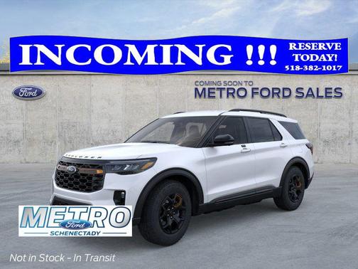Star White Metallic Tri-Coat 2026 Ford Explorer Tremor