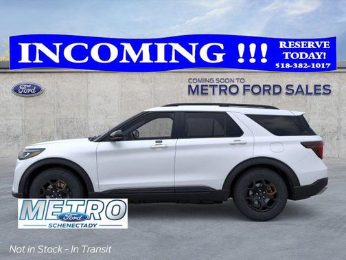 Star White Metallic Tri-Coat 2026 Ford Explorer Tremor