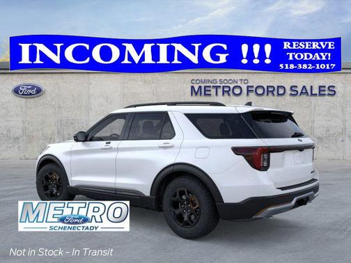 Star White Metallic Tri-Coat 2026 Ford Explorer Tremor