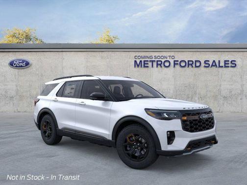 Star White Metallic Tri-Coat 2026 Ford Explorer Tremor