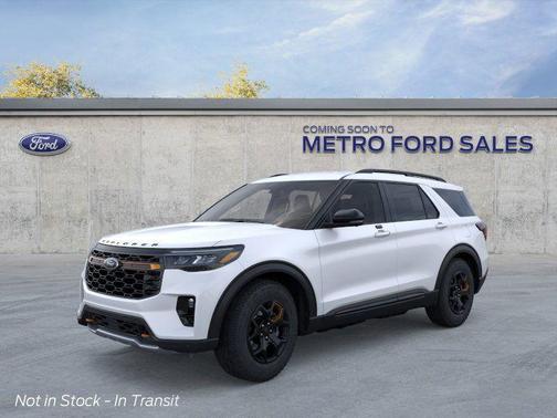 Star White Metallic Tri-Coat 2026 Ford Explorer Tremor