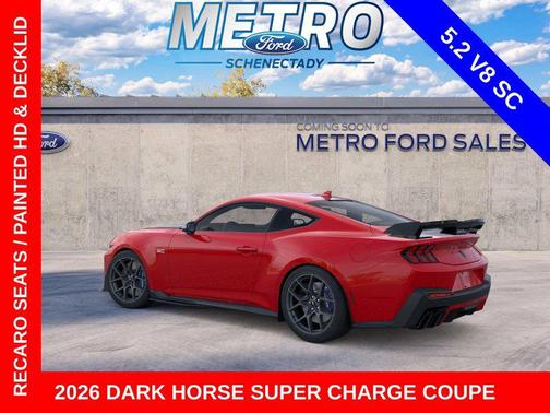 Race Red 2026 Ford Mustang Dark Horse