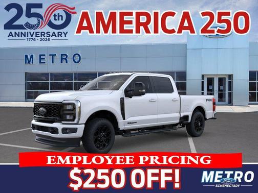Star White Metallic Tri-Coat 2026 Ford F-350 Lariat